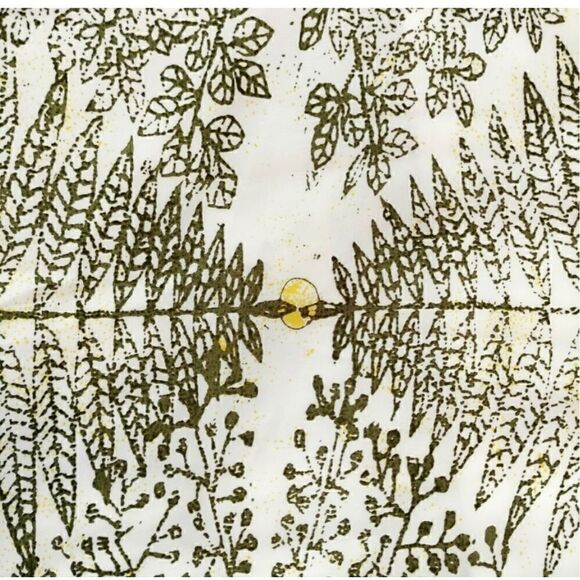 MCGINN FERN PRINT WATERFALL FRONT SKIRT SIZE 6 - Picture 4 of 6